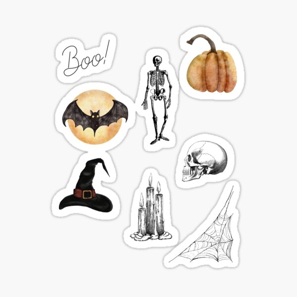 Item preview, Halloween sticker sheet designed and sold by AKC14.