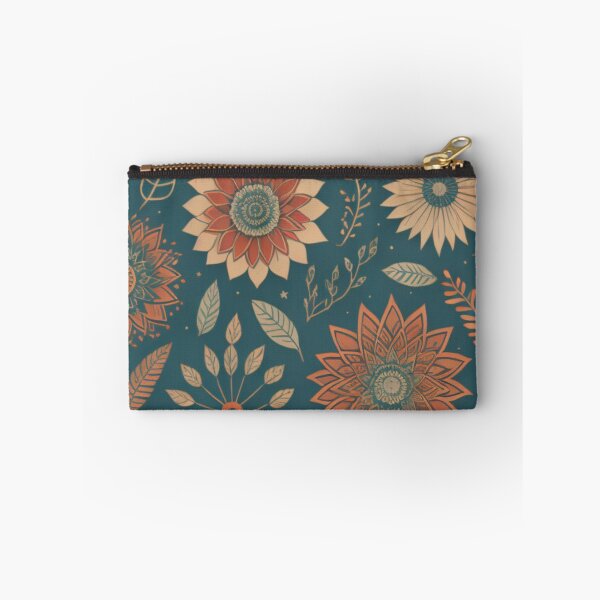 Item preview, Dark Green Boho Floral Pattern designed and sold by OhMyKelley.