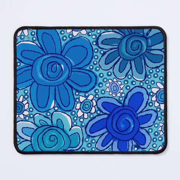 Item preview, Flowers In Blue designed and sold by Leanne Morin.