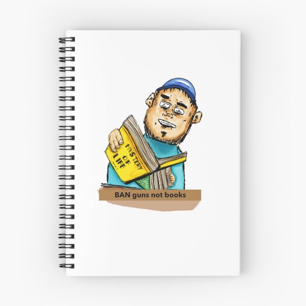 Item preview, ban guns not books designed and sold by MonoMerch26.