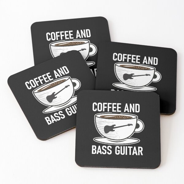 Item preview,  Coffee and Bass Guitar Funny Musician Gift Idea designed and sold by Músico Ilustre.