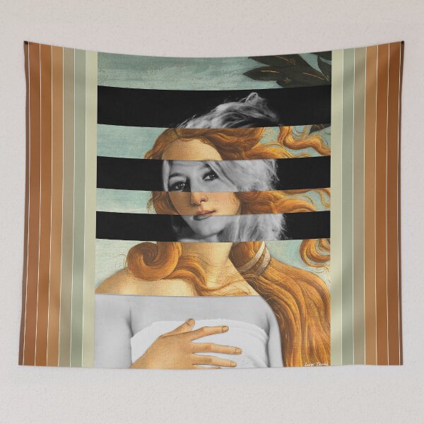 Item preview, LA VENUS BLONDE - Pop Retro Collage, Mashup, Pop Art Wall Decoration designed and sold by LT Graphic Art.