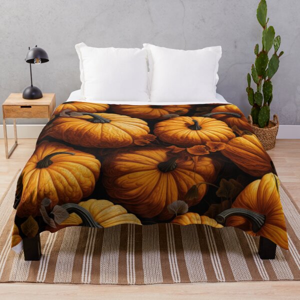 Item preview, Autumn Pumpkins Pattern designed and sold by Shannon Hilson.