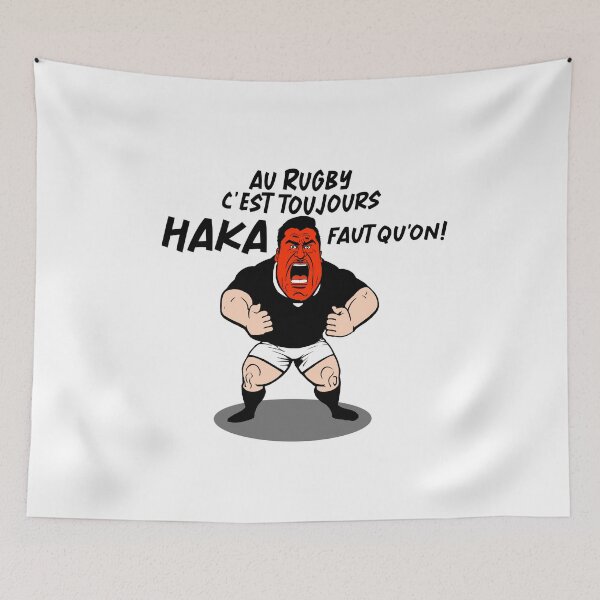 Item preview, IN RUGBY IT'S ALWAYS HAKA YOU HAVE TO! designed and sold by francoisville.