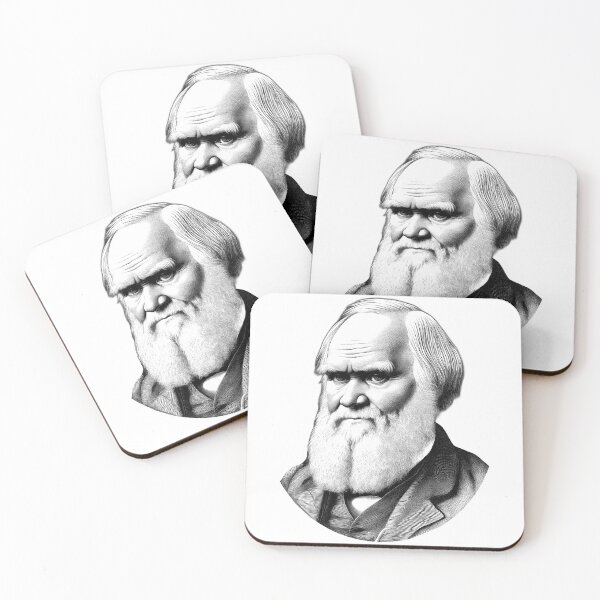 Item preview, Portrait of Charles Darwin designed and sold by NTGUILTY.