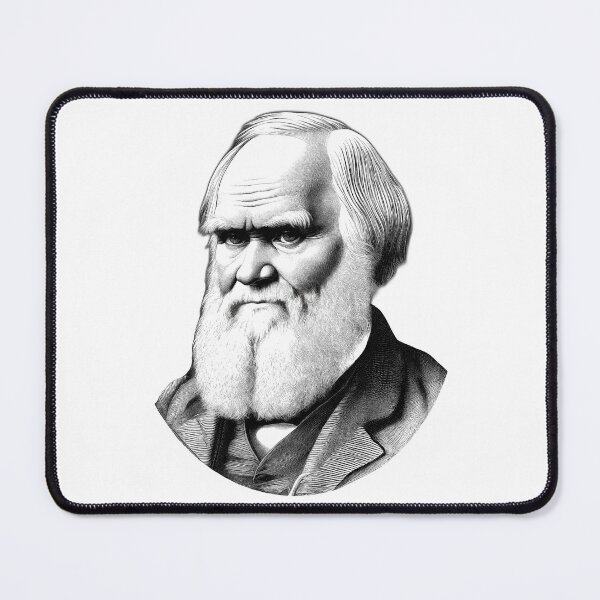 Item preview, Portrait of Charles Darwin designed and sold by NTGUILTY.