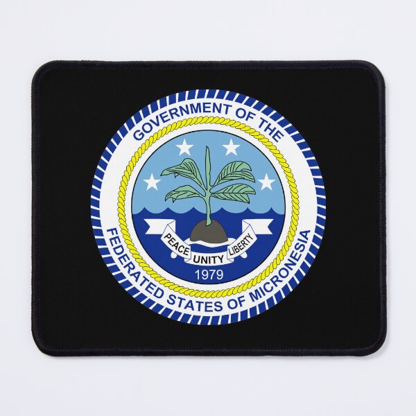 Item preview, Federated States of Micronesia Seal - Country Coat of Arms National Emblems designed and sold by webdango.