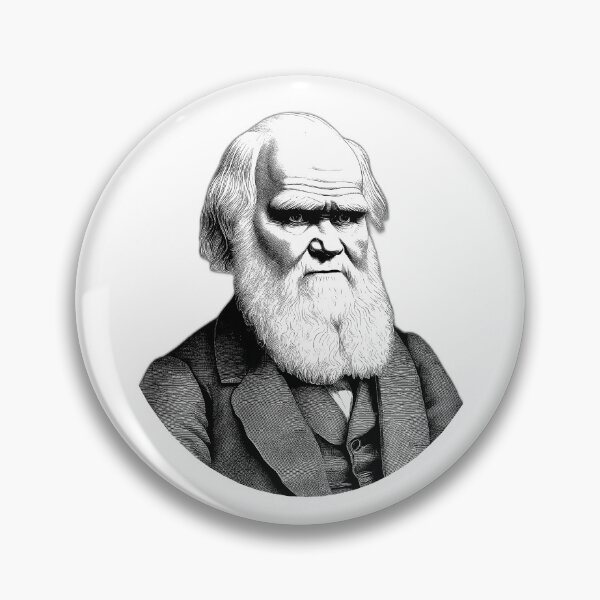 Item preview, Portrait of Charles Robert Darwin designed and sold by NTGUILTY.