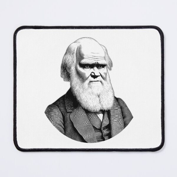 Item preview, Portrait of Charles Robert Darwin designed and sold by NTGUILTY.