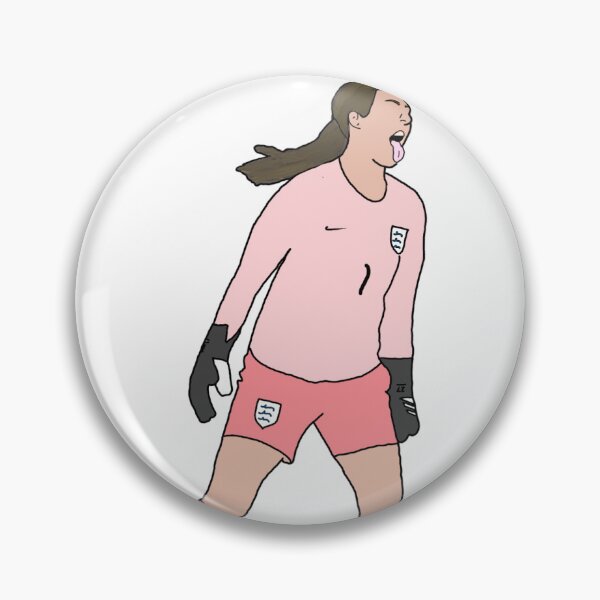 Item preview, Mary Earps pink cartoon designed and sold by poppyamber.