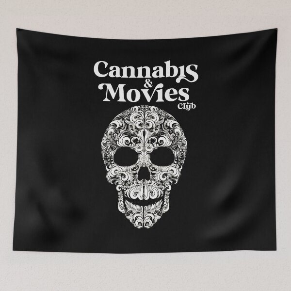 Item preview, CMC Skull Black V2 designed and sold by CannabisMovies.