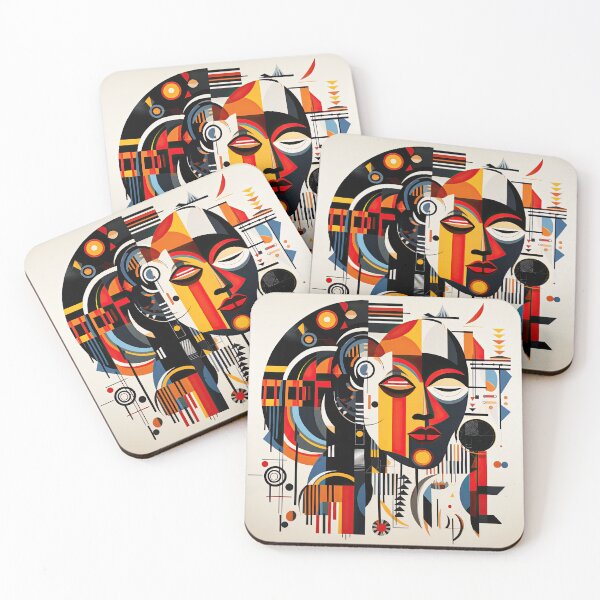 Artikelvorschau, African Tribe Bauhaus Design entworfen und verkauft von ArtificialGenes.