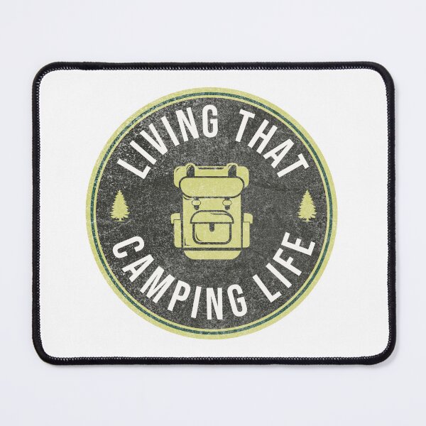 Item preview, Living that Camping Life designed and sold by ClaytownTees.