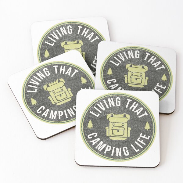 Item preview, Living that Camping Life designed and sold by ClaytownTees.