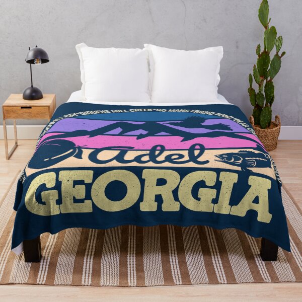 Artikelvorschau, Adel Georgia Sunset Retro Vintage Local Pride Logo entworfen und verkauft von CRHPOD20.