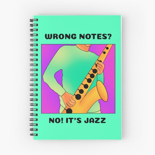 Item preview, Wrong Notes? No! It's Jazz (version 1) designed and sold by B-Sharp-.