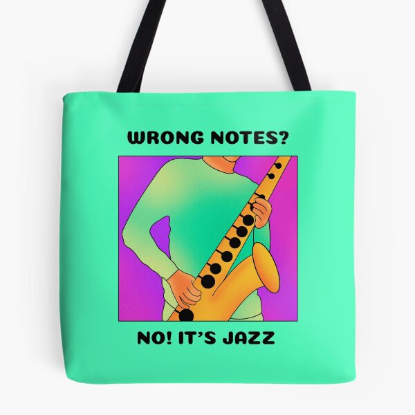 Item preview, Wrong Notes? No! It's Jazz (version 1) designed and sold by B-Sharp-.