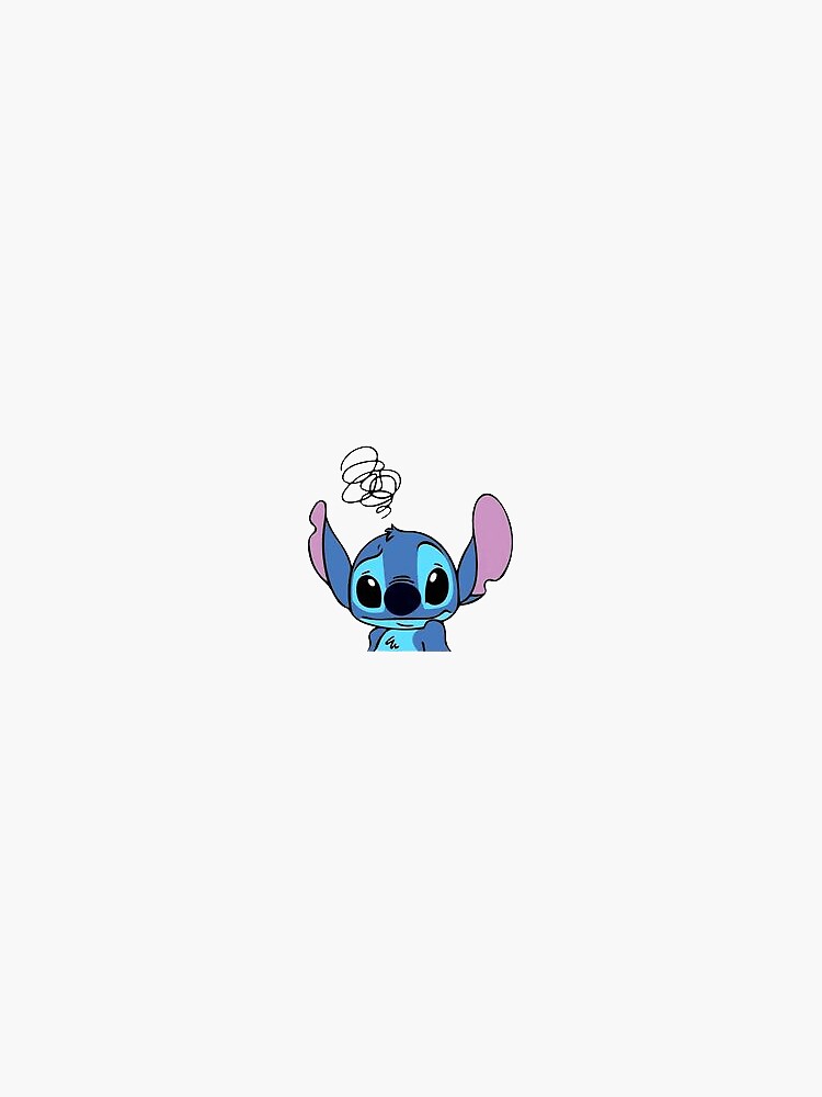 Stitch Confused Sticker for Sale by ss52