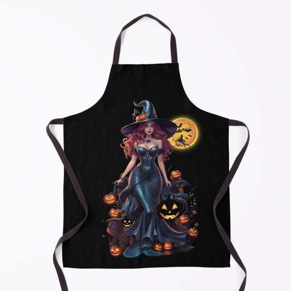 Item preview, Sirenas Witch Under Yellow Full Moon designed and sold by SirenasWorld.