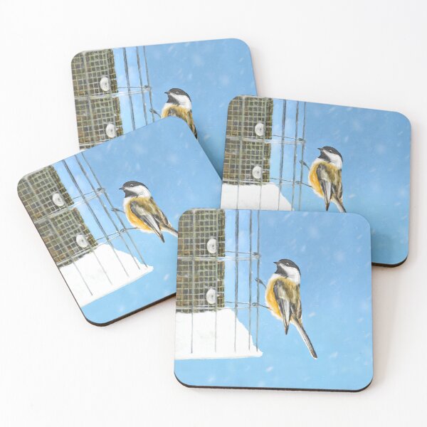 Item preview, Chickadee on Feeder designed and sold by alpendesigns.