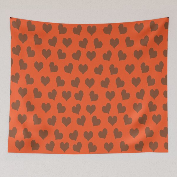 Item preview, orange hearts designed and sold by ZiphGames.