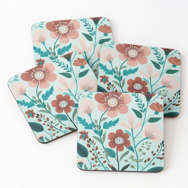 Item preview, Retro Mod Flowers designed and sold by HappyLifeCreate.