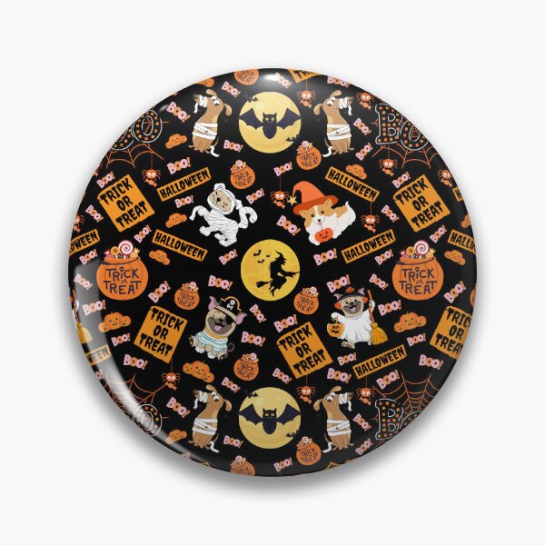 Item preview, Halloween Dog Pattern designed and sold by Wolfheartart.