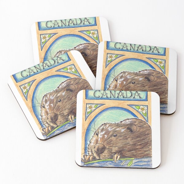 Item preview, Bieber in water with flowers in Canada designed and sold by Anmioma.