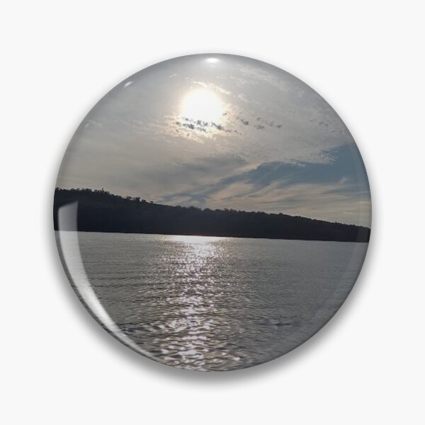 Item preview, Cloudy sunset reflecting across the shadowy lake designed and sold by Crafty Fox & Art Panda ♥️.
