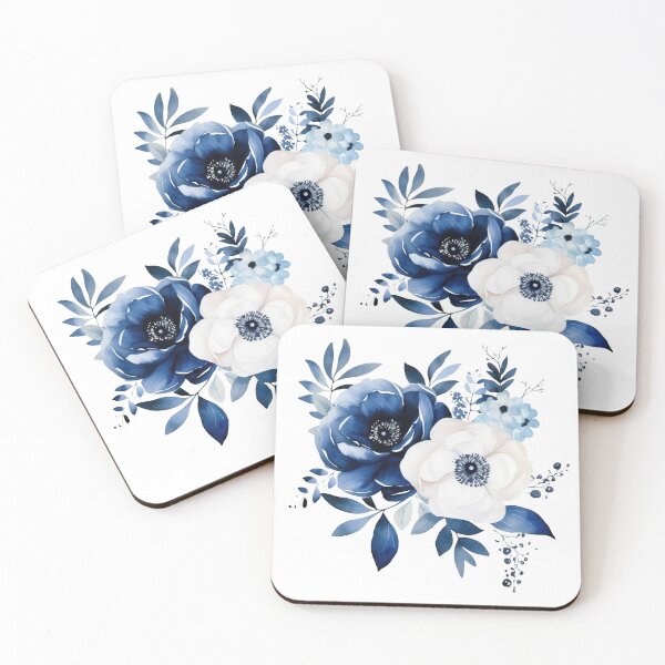 Item preview, Blue Flowers designed and sold by Ilze Lucero.