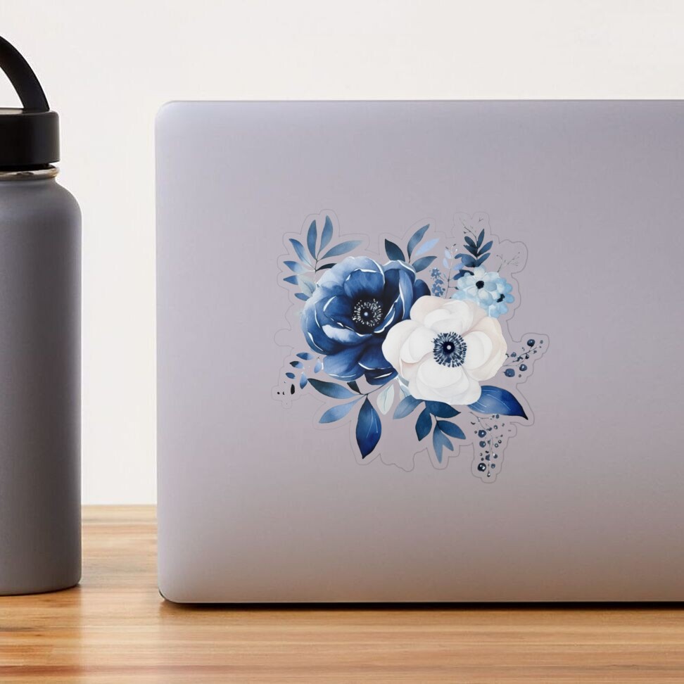 dodolulu Sticker Sheet: Some Blue Flowers – Sumthings of Mine