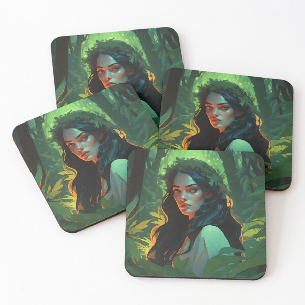 Item preview, Wood Nymph Amidst the Verdant Woods designed and sold by designsbyflo.
