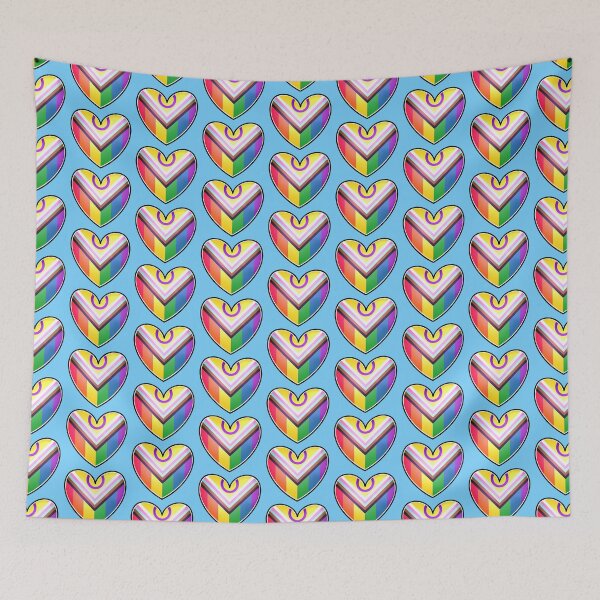 Item preview, LGBTQIA+ Heart designed and sold by lulubeeart.