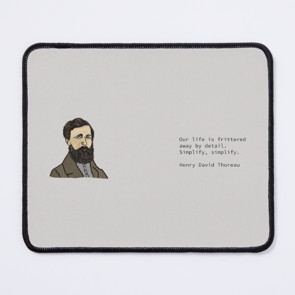 Item preview, Thoreau quote designed and sold by didemozberkartprints.