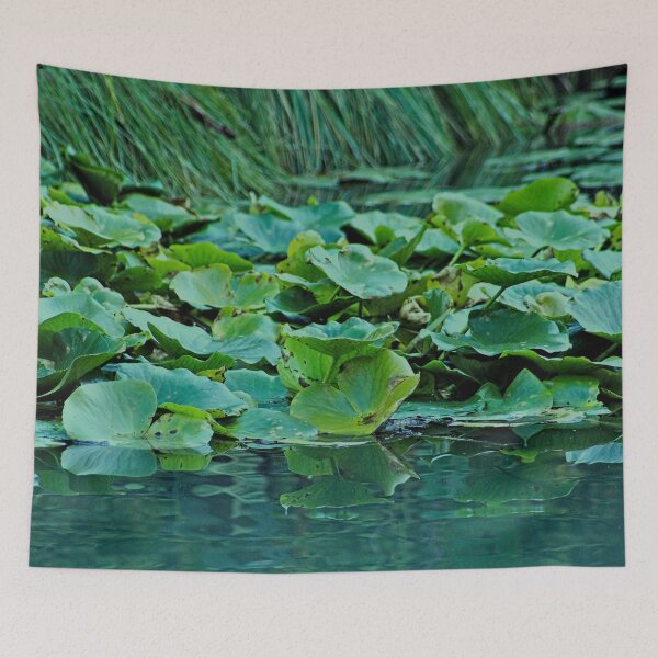 Item preview, Waterlily Foliage Lake Water Aquatic Plants designed and sold by worldways.