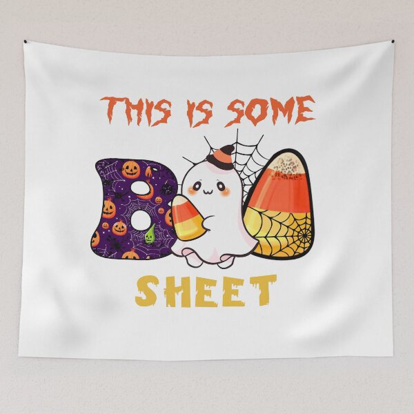 Item preview, This Is Some Boo Sheet, Funny and Cute | Whimsical Autumn and Halloween Delights Collection designed and sold by Ali Doodles.