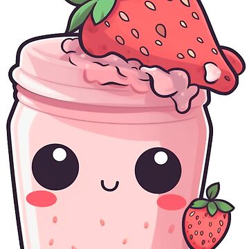 Kawaii Yummy Strawberry Stickers – Kore Kawaii