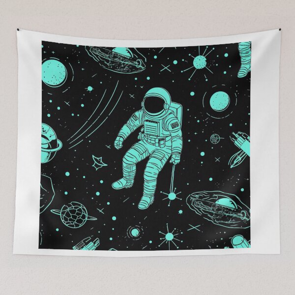 Item preview, Astronaut around planets designed and sold by PawelNature.