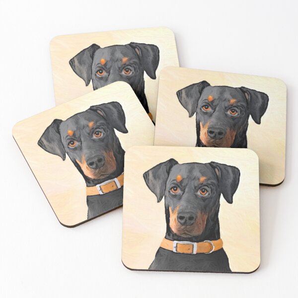 Item preview, Doberman Pinscher Painting - Original Dog Art designed and sold by alpendesigns.