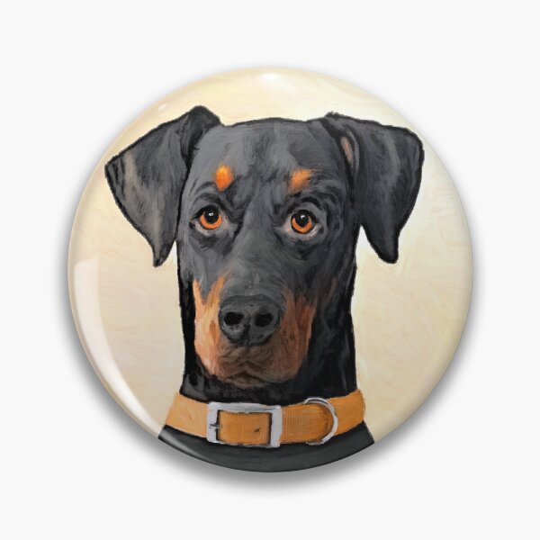 Item preview, Doberman Pinscher Painting - Original Dog Art designed and sold by alpendesigns.