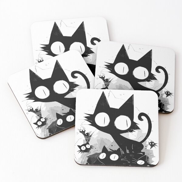 Item preview, Black cats (1) designed and sold by atzek.