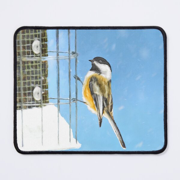 Item preview, Chickadee on Feeder designed and sold by alpendesigns.