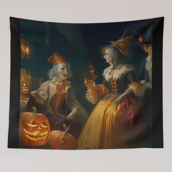 Item preview, Halloween party Neoclassical Painting designed and sold by Allomensiaa.