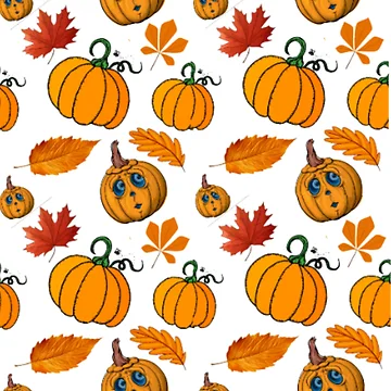 Artwork thumbnail, Fall Patterned by Graphroad