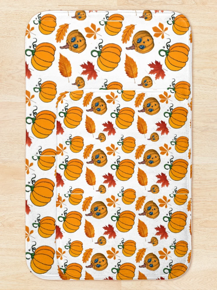 Thumbnail 5 of 6, Bath Mat, Fall Patterned designed and sold by Graphroad.