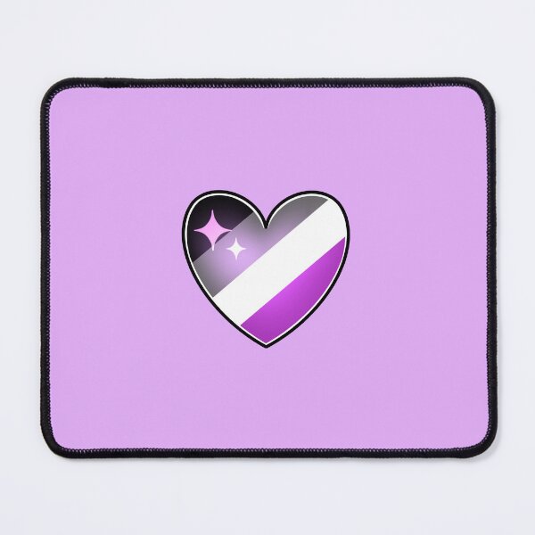 Item preview, Asexual Flag Heart designed and sold by lulubeeart.