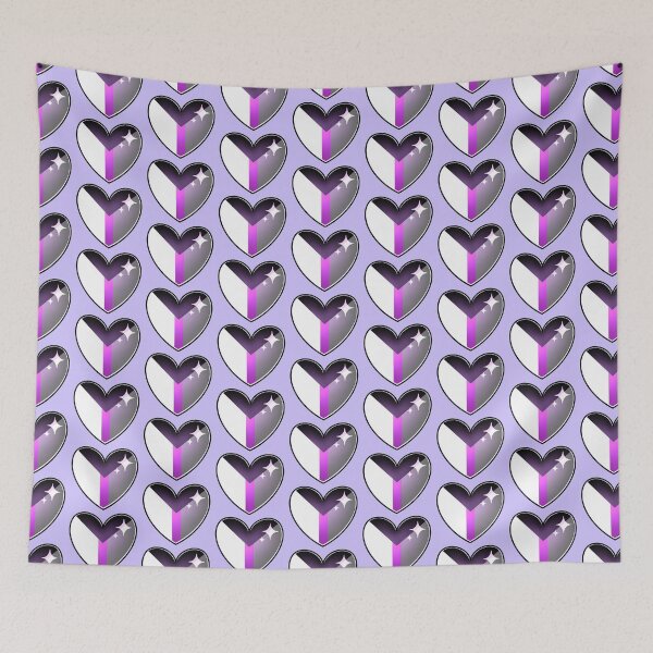 Item preview, Demisexual Flag Heart designed and sold by lulubeeart.