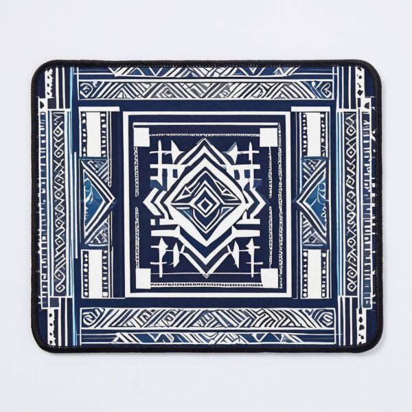 Item preview, Bulgarian Heritage 02: Timeless Stamping Prints in Navy and White designed and sold by OurBarcode.