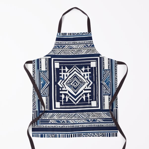Item preview, Bulgarian Heritage 02: Timeless Stamping Prints in Navy and White designed and sold by OurBarcode.