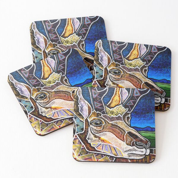 Item preview, Gus the Pronghorn designed and sold by Rachel Hueske.